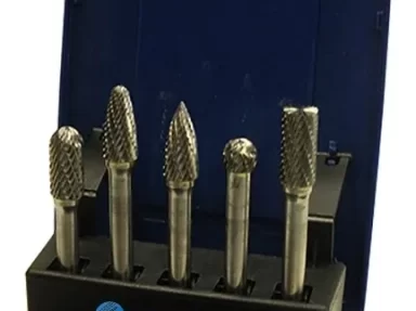 6 PIECE DIAMOND CUT CARBIDE BUR SET