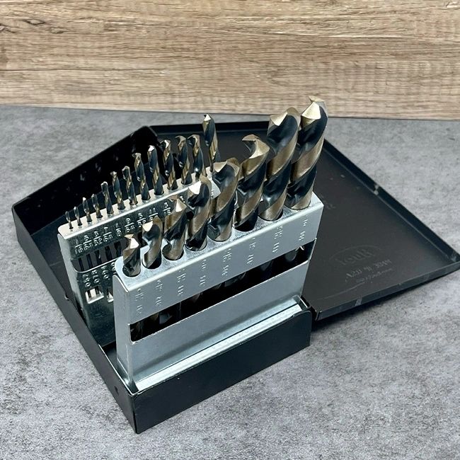 21PC HIGH SPEED STEEL PREMIUM B/G JOBBER DRILL BIT SET