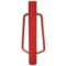 Big Red Fence Post Pounder – 3.5" x 28" Heavy-Duty Steel Post Driver (20 lb)