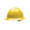 Yellow Full Brim Hard Hat by Bullard 6 point harness