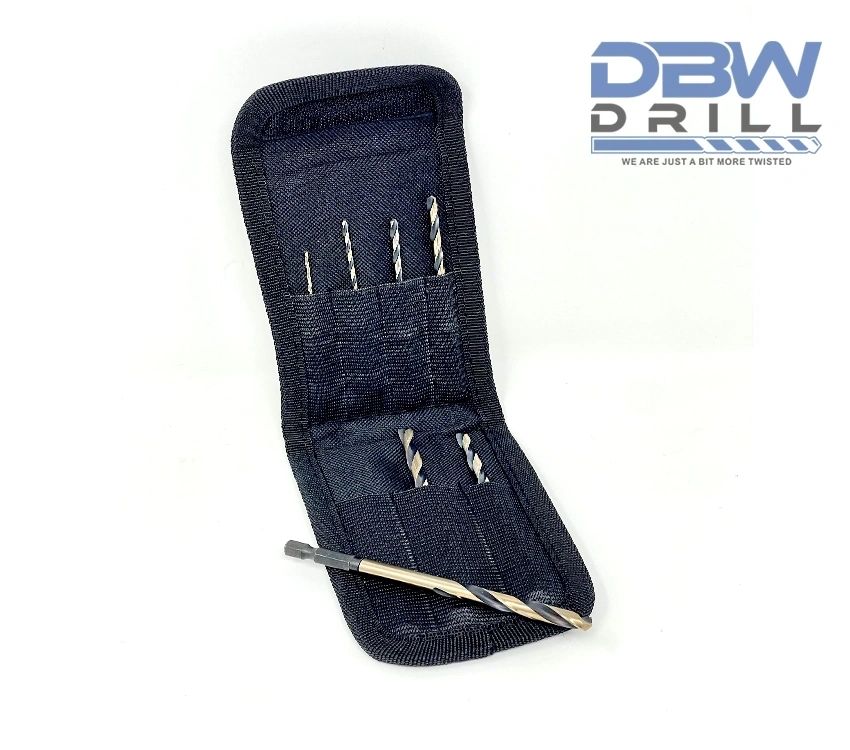 7pc Ultra Premium High Speed Steel Hex Shank Quick Release Drill Bit Set 1/16 – 1/4