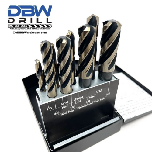 8pc Boss Hog Hole Hog Enlarger Set 1/4 - 3/4