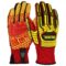 Boss Synthetic Leather Palm High Performance Gloves, Silicone Grip, TPR Impact Protection, Cut Level A5, Abrasion A6, Pair