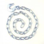 Post popper chain and hook assembly