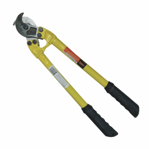 Yellow Wire Rope cutter with black grips - 18inch length