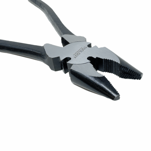 Fence Plier gator style with hog ring notch in jaw