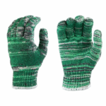 Multi Color String Knit work gloves