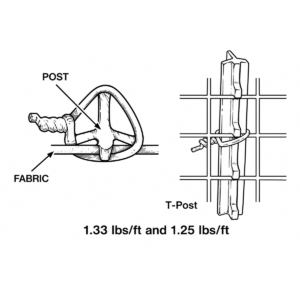 T-Post Ties diagram