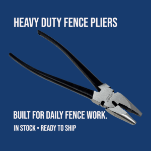 Fence Pliers Image of Utica style round nose fence pliers